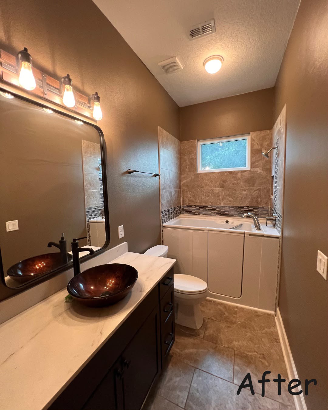 Bathroom after painting